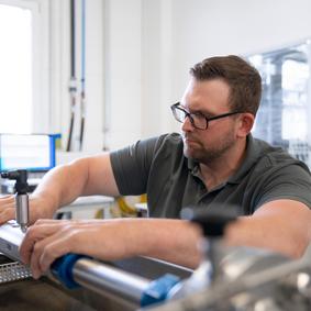 Calibration of flow meters in the flow laboratory