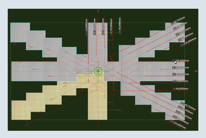 Example reference of the Keyence measuring microscope LM