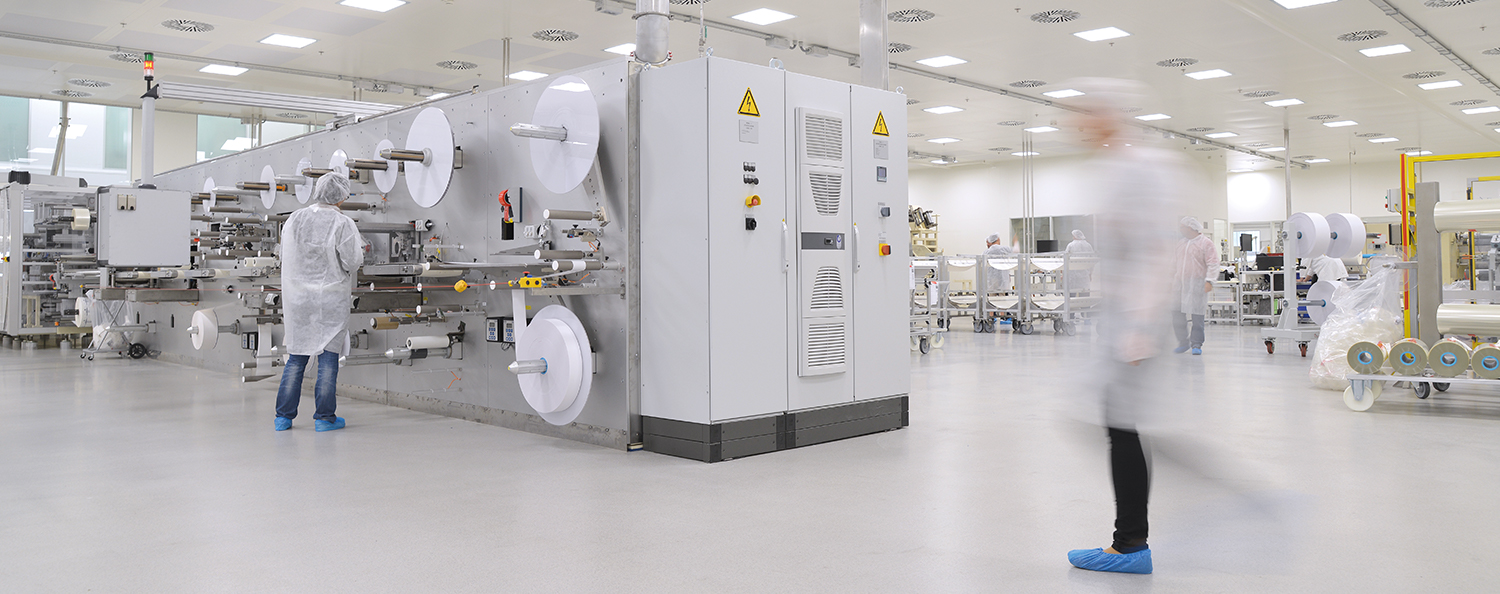 Clean room medical technology company Clean room environment in a medical technology company
