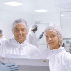 Professional qualification Implementation of a qualification in a clean room