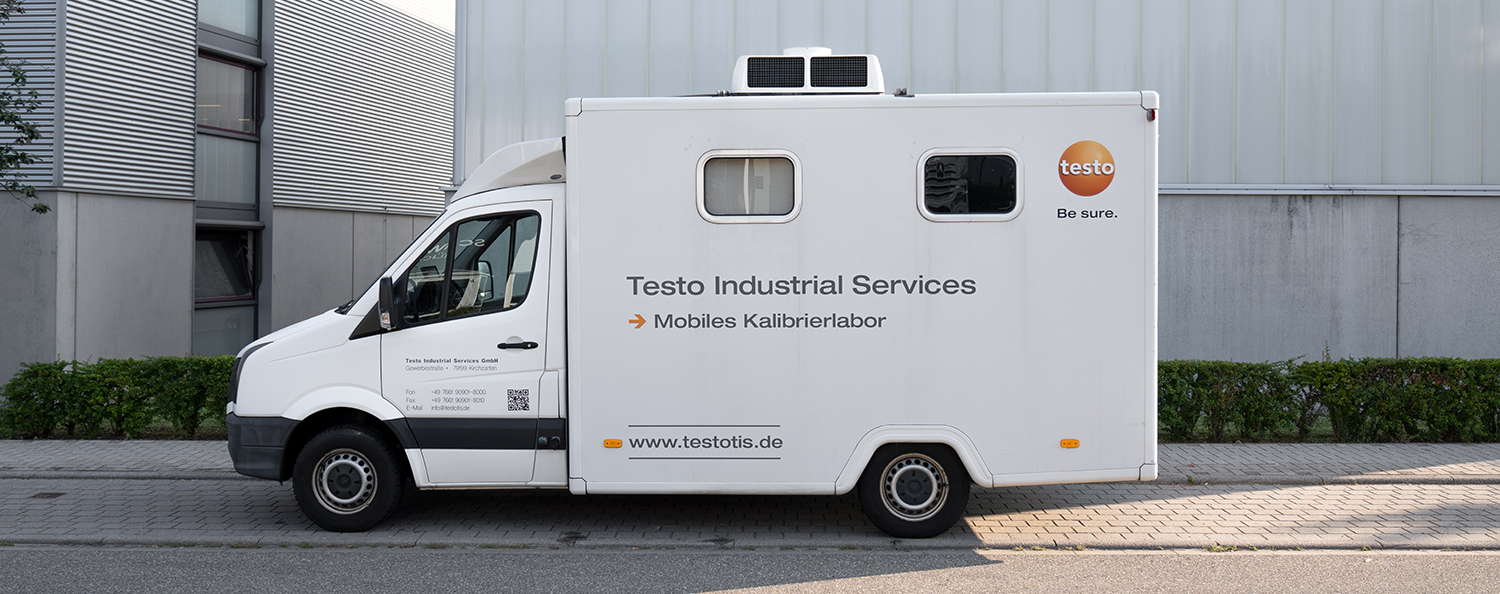 mobile calibration laboratory of Testo Industrial Services GmbH